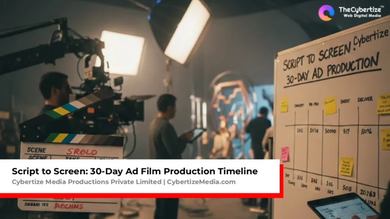 From Script to Screen: Our 30-Day Ad Film Production Timeline