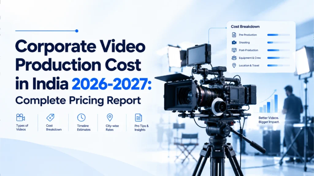 Corporate Video Production Cost in India 2026-2027: Complete Pricing Report
