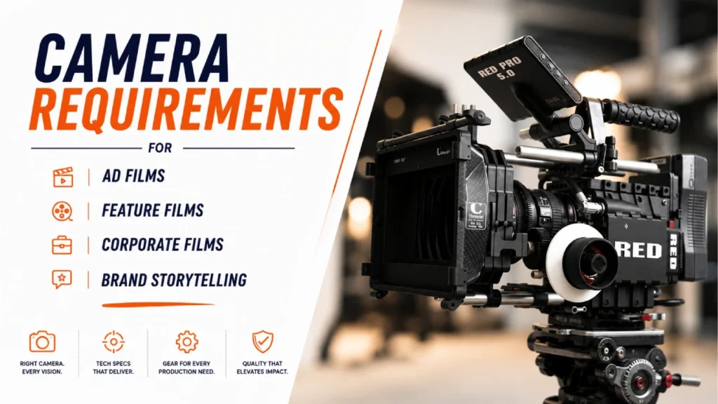 Camera Requirements for Ad Films, Feature Films & Corporate Films (ARRI vs RED vs Sony vs IMAX)