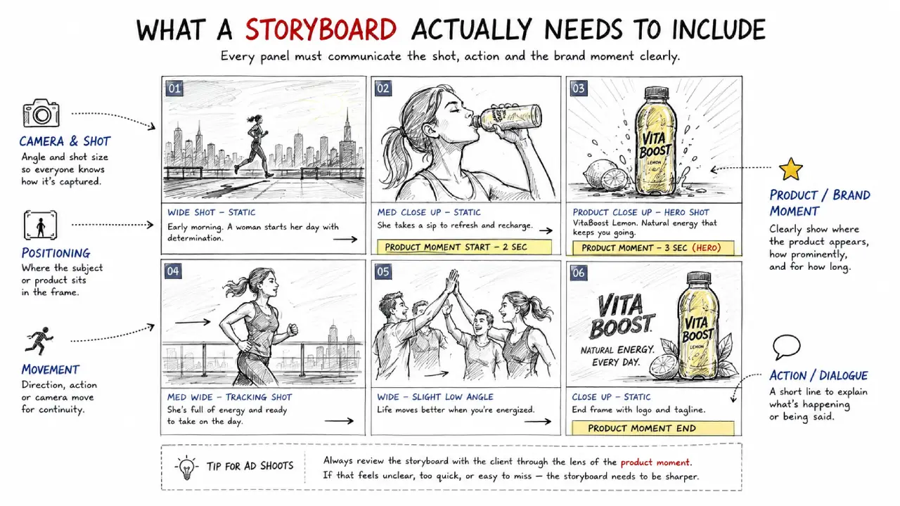 What a Storyboard Actually Needs to Include