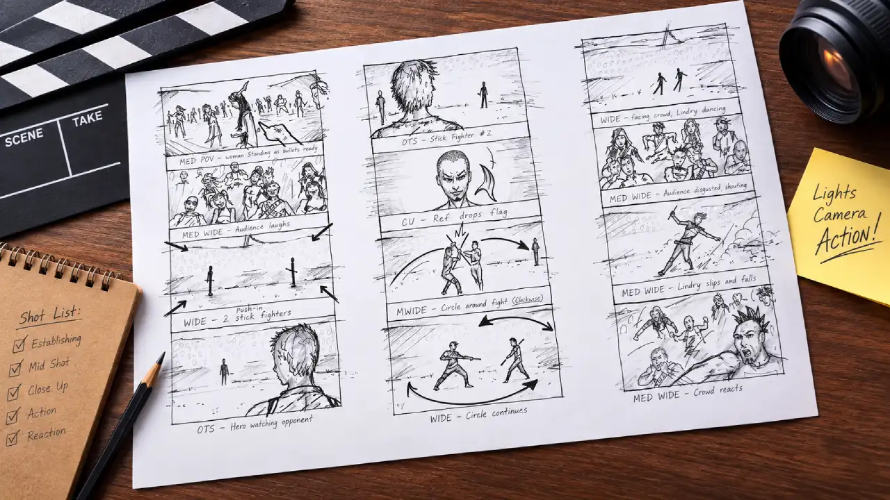 Storyboards for Ad Film Production