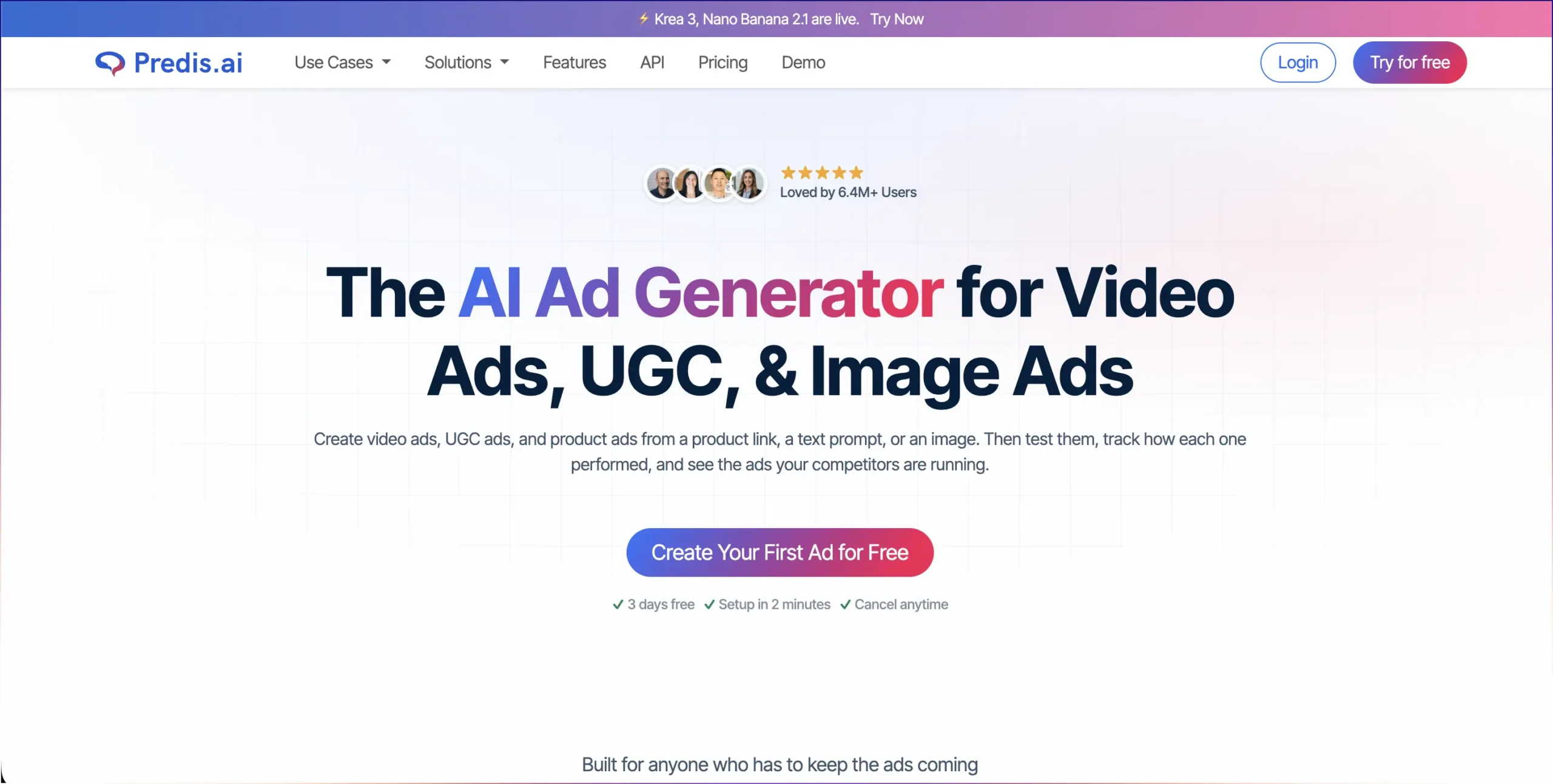 AI Ad Generation Tools Report 2027 - predis.ai