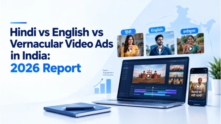 Hindi vs English vs Vernacular Video Ads in India: 2026 Report